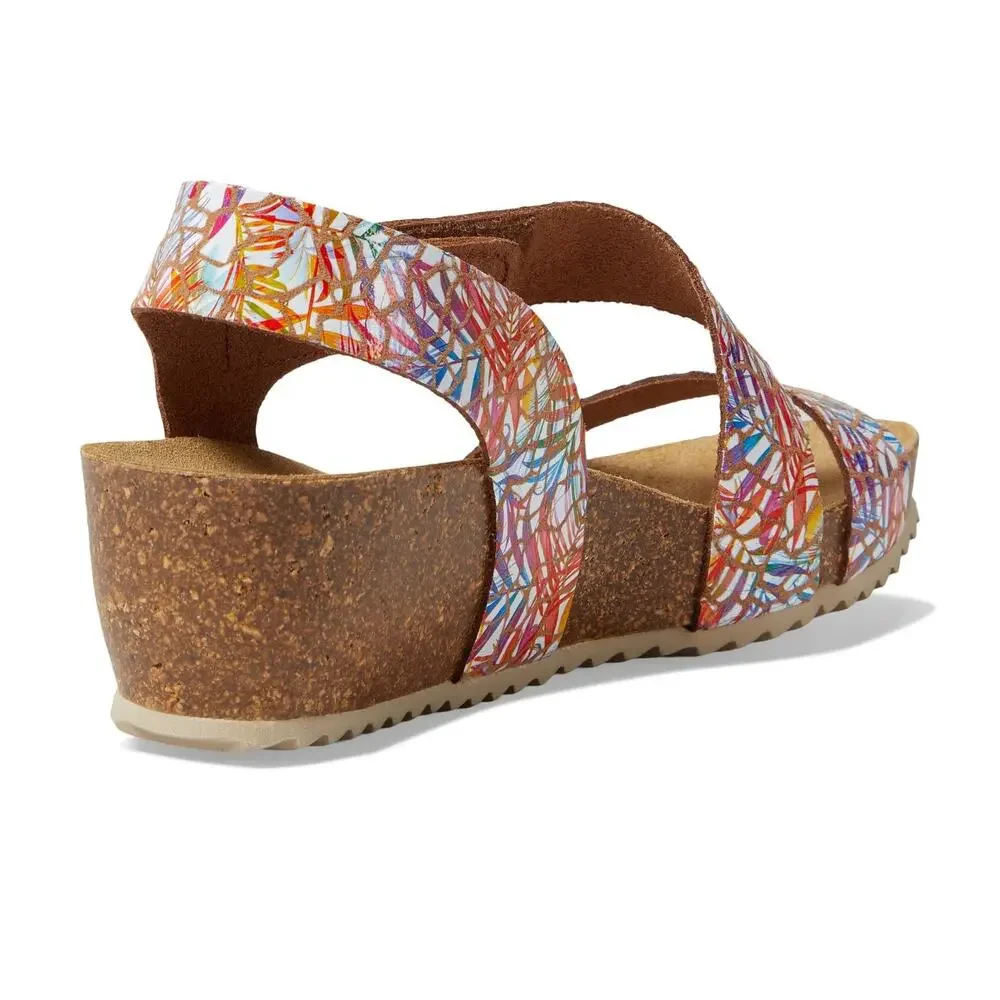 ERIC MICHAEL JOLLY BEIGE PRINT EU 41 (US WOMEN'S 10-11) M (B)